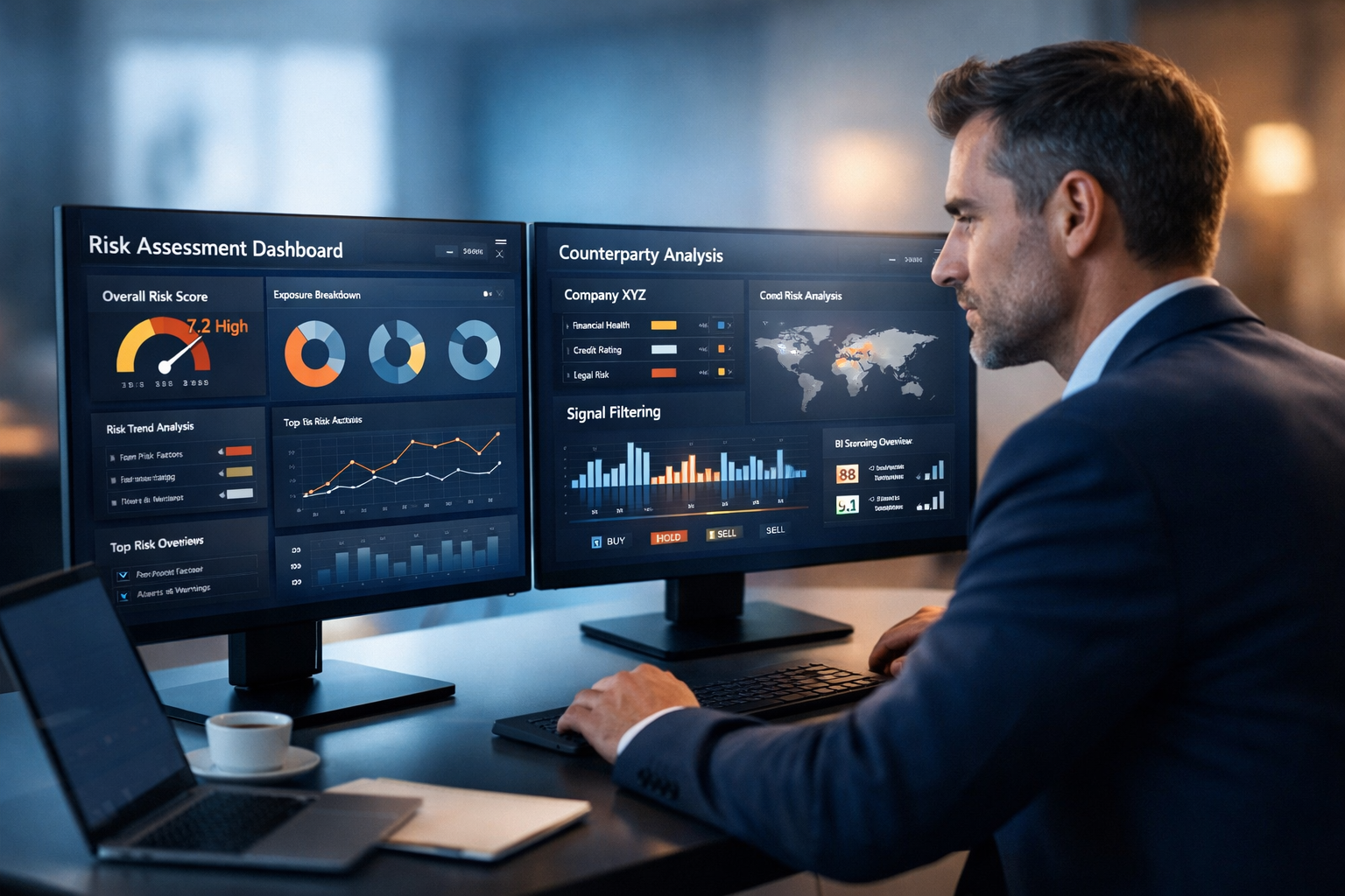Сигналы vs шум: как строить индекс риска контрагента без «всё красное»
